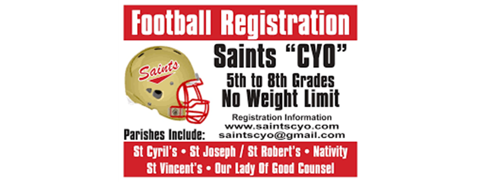 Saints Registration